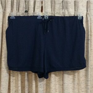 Avia Plus Size Navy Running Shorts - 4X (28W-30W)